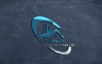 Шаблон логотипу нерухомості – Логотип будівництва – Дизайн логотипу нерухомості...44