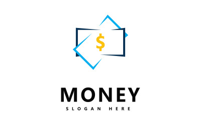 Ilustración de vector de iconos de dinero. ilustración abstracta de moneda dólar y vector de icono V4