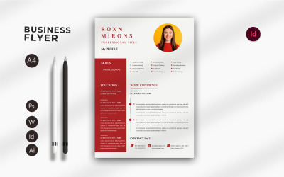 Professioneel CV-sjabloonontwerp--