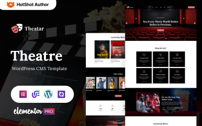 Theatar - Tema WordPress Elementor reattivo per il teatro
