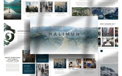 Halimun PowerPoint-presentationsmallar
