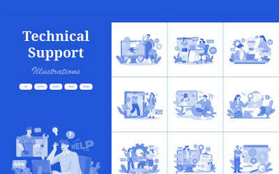 M652_ Teknisk support Illustration Pack 1