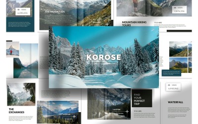 Plantillas de presentación de PowerPoint Korose