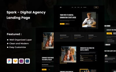 Spark - Digital Agencys målsida