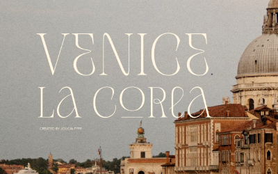 Venice La Corla - Elegantní Serif Font