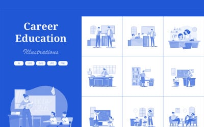 M595_ Loopbaanonderwijs Illustratiepakket 2