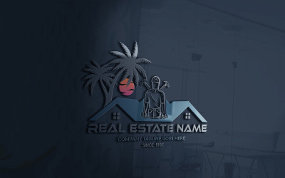 Шаблон логотипа недвижимости-Создание логотипа-Дизайн логотипа недвижимости...49