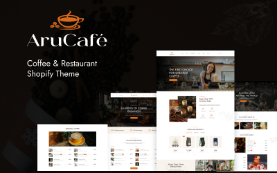 Ap Arucafe - Coffee &amp;amp; Restaurant Shopify-tema