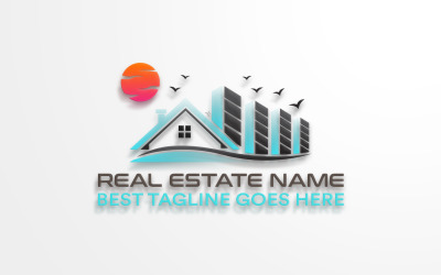 Logovorlage für Immobilien – Logo für Baugewerbe – Logodesign für Immobilien … 72