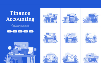 M565_ Illustrationspaket 3 für Finanzbuchhaltung