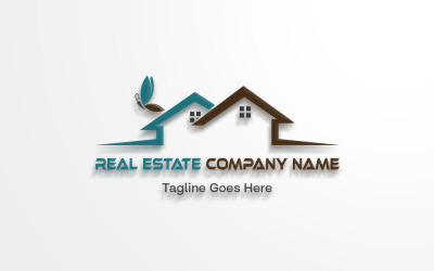 Modello di logo immobiliare-Logo di costruzione-Design del logo della proprietà...66