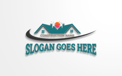 Modello di logo immobiliare-Logo di costruzione-Logo di proprietà...73