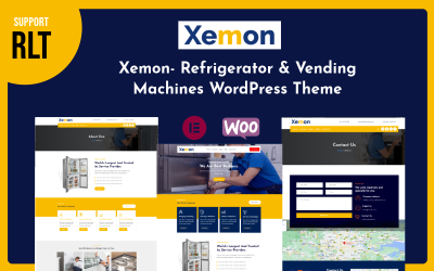 Xemon: tema de WordPress para refrigeradores y máquinas expendedoras
