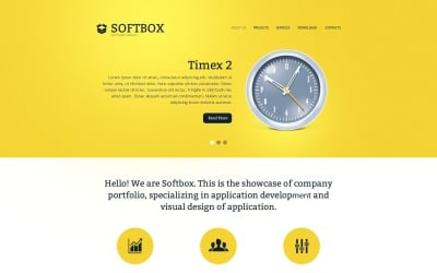 Responsive Software Website Template