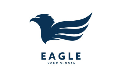 Eagle Bird logó sablon vektor ikon V2