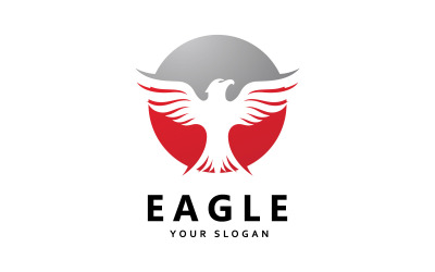 Eagle Bird Logo sjabloon vector pictogram V4