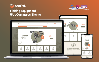 Ecofish - Tema WooCommerce de equipamentos de pesca