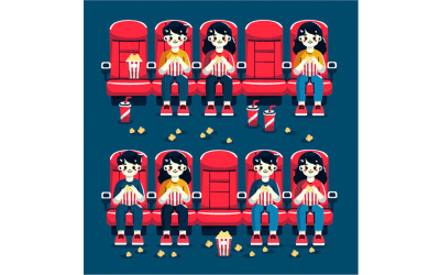 Fundo Do Festival De Cinema De Cinema ilustração