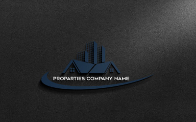 Modelo de logotipo imobiliário-Logotipo de construção-Design de logotipo de propriedade...80