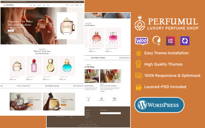 Perfumul - WooCommerce-tema specialiserat på parfymer och skönhetskosmetik