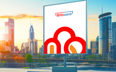 Realistic billboard mockup design psd