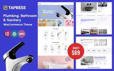 Tapbess - Tema WooCommerce per impianti idraulici, bagni e sanitari