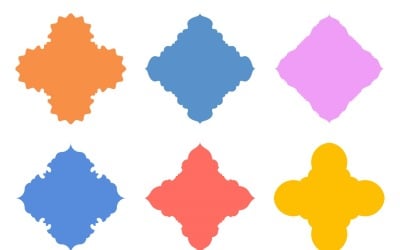 Islamic Emblem Design Glyph Set 6 - 24