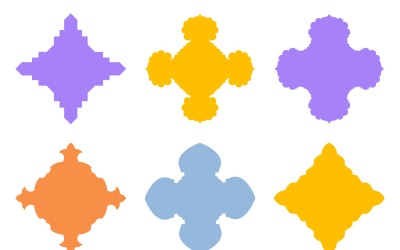 Set di glifi con disegno emblema islamico 6 - 4