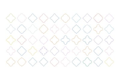 Islamic Emblem Design Thin Line Set 50 - 3