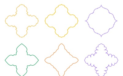 Islamic Emblem Design Thin Line Set 6 - 2
