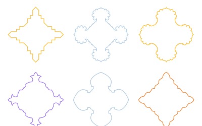 Set di linee sottili con design emblema islamico 6 - 4