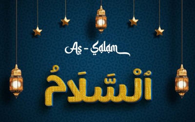 Creative AS SALAM Brand Logo Design