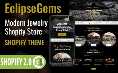 EclipseGems - 珠宝店响应式 Shopify 主题 OS 2.0