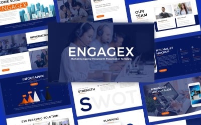 Engagex - 营销机构 Power Point 演示模板