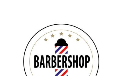 Logo fodrász Shop címkék és banner