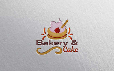 Modelo de logotipo de padaria - Logotipo de loja de padaria - Logotipo de padaria moderno...5