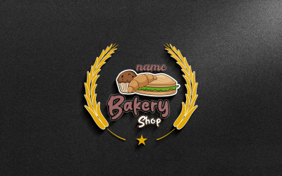 Шаблон логотипа пекарни-Логотип пекарни-Современный логотип пекарни...18