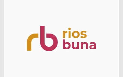 Harf RB Küçük Harf Modern Logo