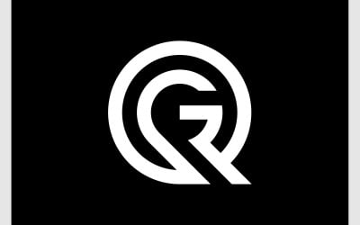 Letter Q G Initials Monogram Logo
