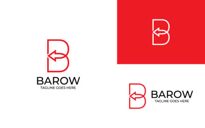 Plantilla de diseño de logotipo de flecha B