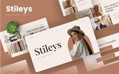 Stileys – szablon prezentacji Google dotyczących mody