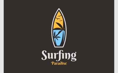 Surfplank surfen Surf Beach-logo