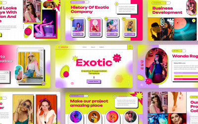 Esotico: modello di keynote creativo