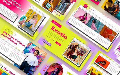 Exótico - Plantilla creativa de diapositivas de Google