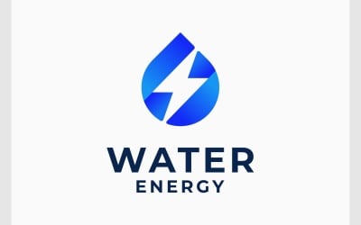 Water Energy Modern Gradient Logo
