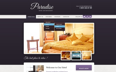 Hotel Drupal Template