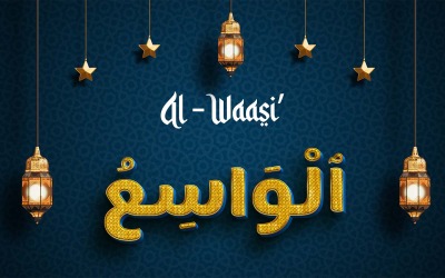 Diseño creativo del logotipo de la marca AL-WAASI