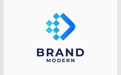 Framåtpil Pixel Digital Logotyp