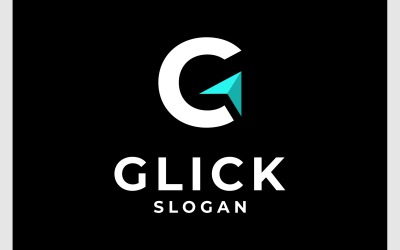Bokstaven G Pil Markör Logotyp