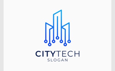 City Tech futuristisk logotyp